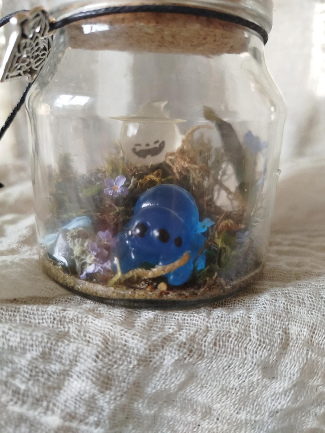 Team halloween araignée bleue et fantôme blanc 