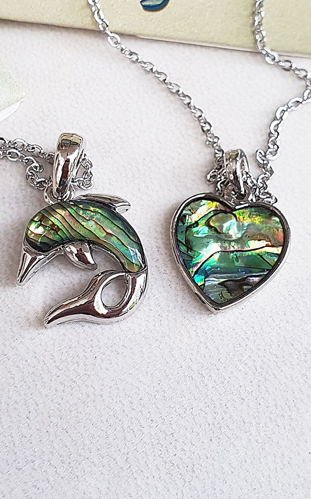 Kinderhalskette mit Perlmutt-Anhänger 