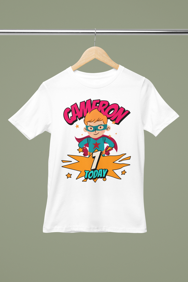 Personalised Birthday T-Shirt - Birthday Hero