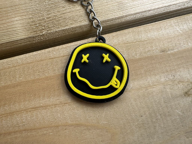 Nirvana Logo Keychain