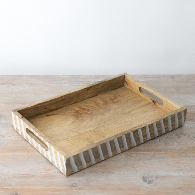 Large Wooden Serving Tray