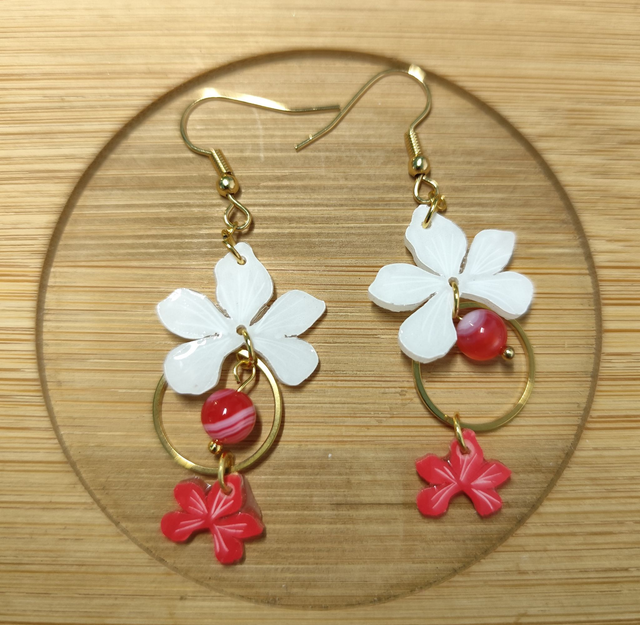 Cléro Blanc et rouge fraise