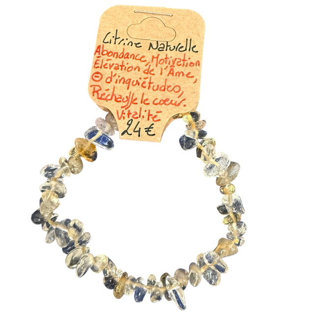 Bracelet Citrine Naturelle