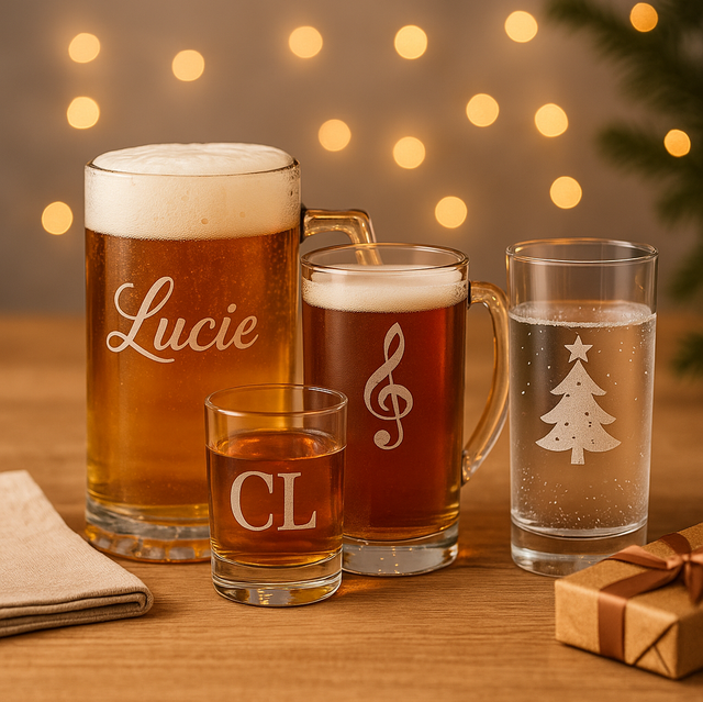 Verres & Chopes gravés personnalisés