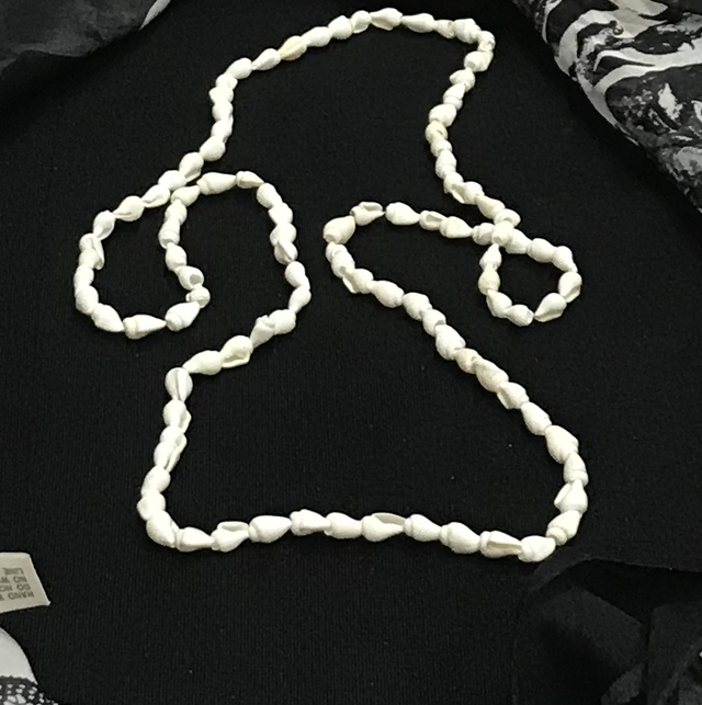 Shell Cream Necklace- NEC61