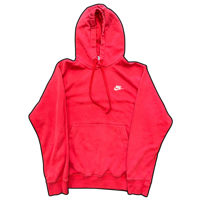 Nike Club Hoodie Red - S