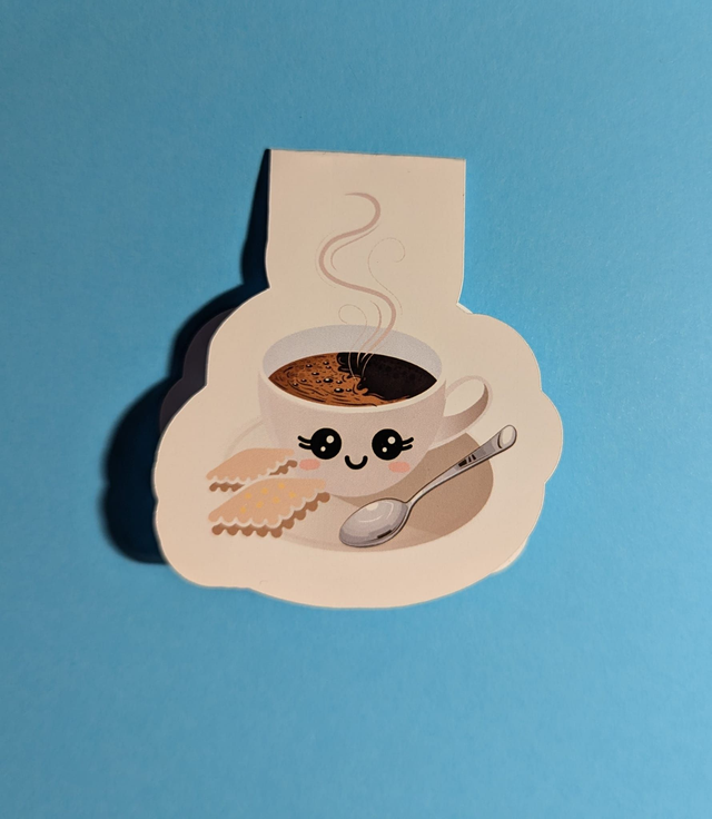 Magnetic Bookmark - Coffee