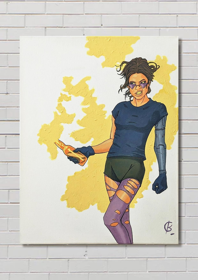 FURY / Châssis toile 40x50cm