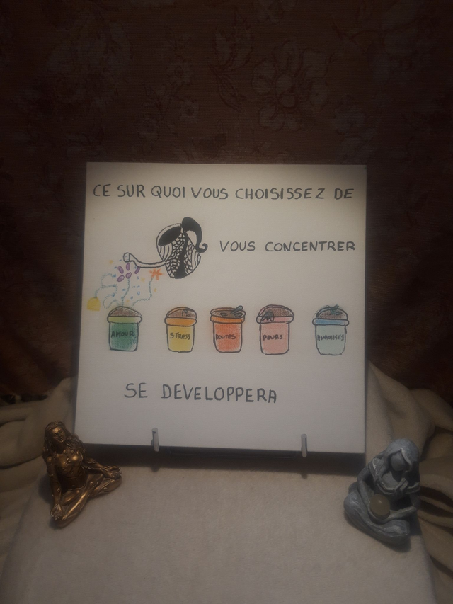 "Ce sur quoi vous choisissez de vous concentrer..."