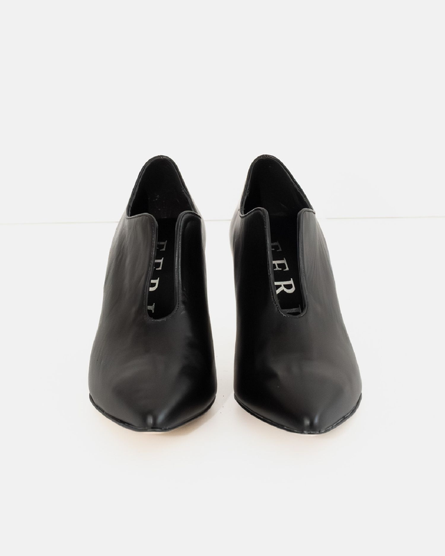 Tronchetti in nappa e camoscio