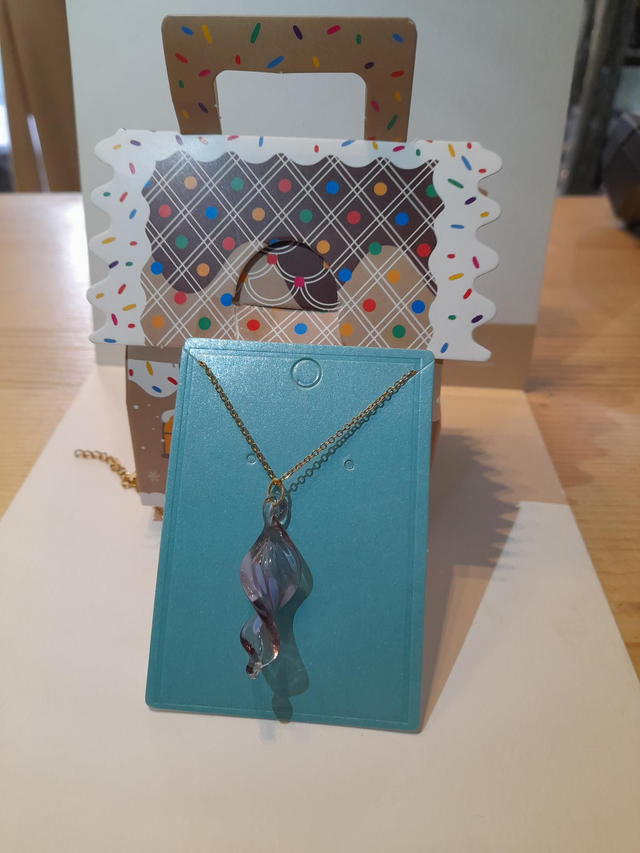 Set colgante cristal de muramos y casita