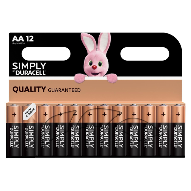 Duracell Simply Alkaline AA Batteries