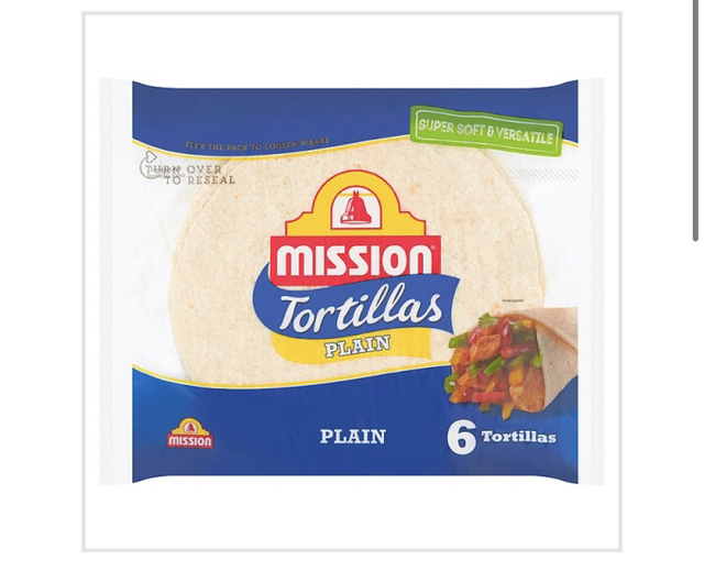 Mission 6 Tortillas Plain 368g