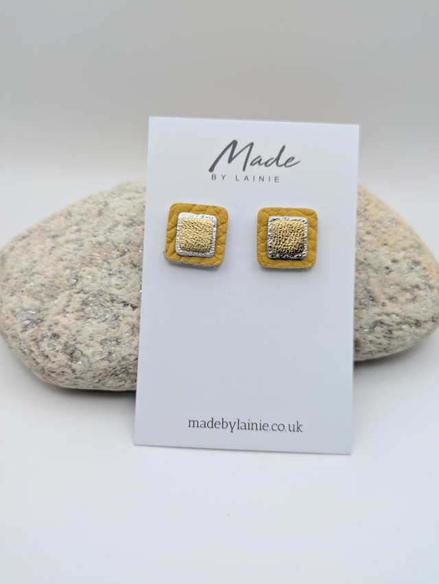 Mosaic Stud Earrings (1)