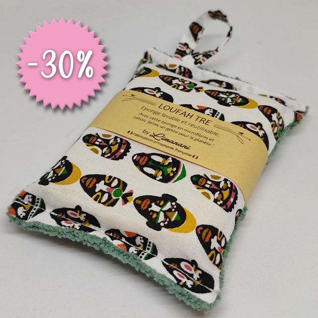 LOUFAH TRE – L’éponge lavable douce pour surfaces fragiles