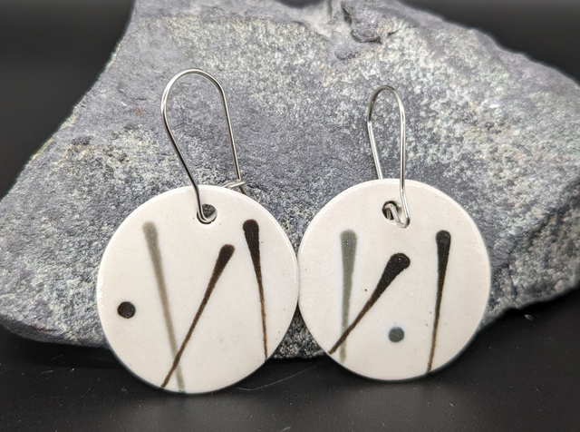 Boucles d'oreilles en céramique