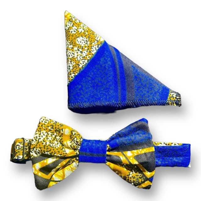 Noeud papillon et mouchoir de poche 