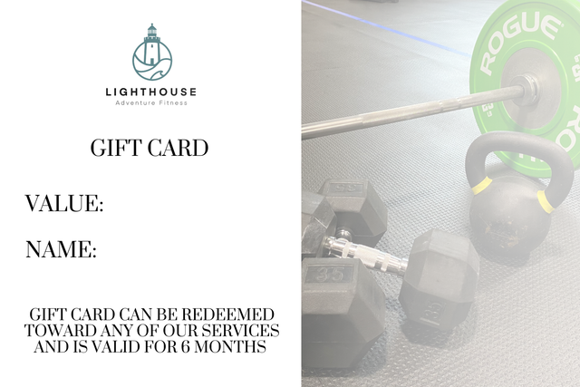 £100 Lighthouse Adventure Fitness Gift Card