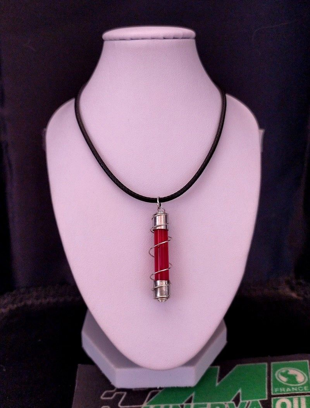 Collier cordon homme pendentif fusible (plusieurs modèles)