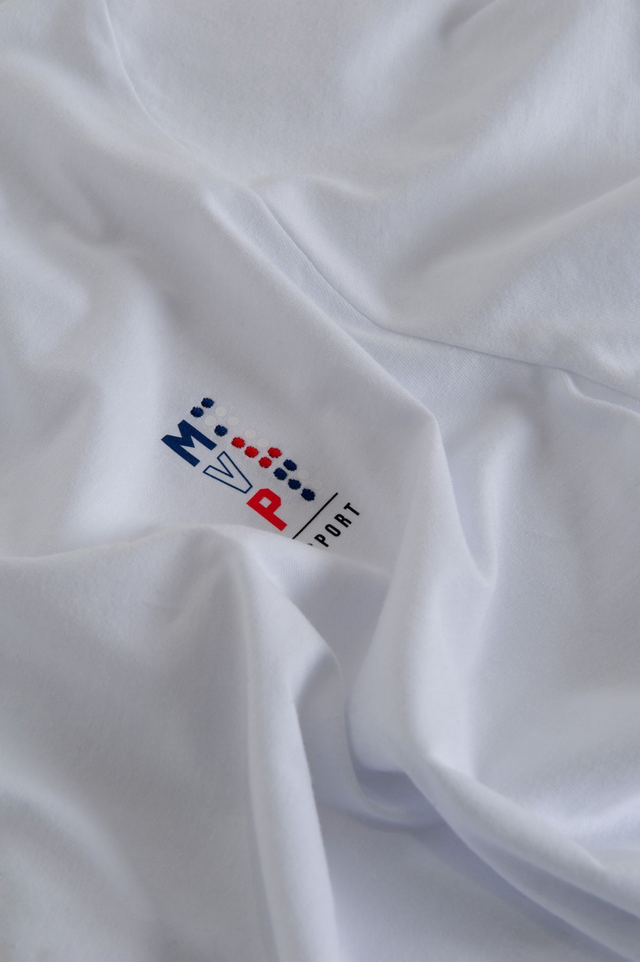 T-shirt Blanc TOTEM Brodé MVP Braille