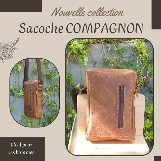 Sacoche Compagnon - Marron