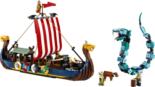 LEGO 31132 Wikingerschiff mit Midgardschlange