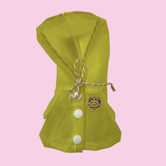 17cm Doll Costume (Yellow Raincoat with Boots)