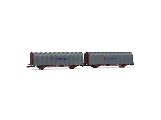 2 wagons bâchés transfesa HN6711 N