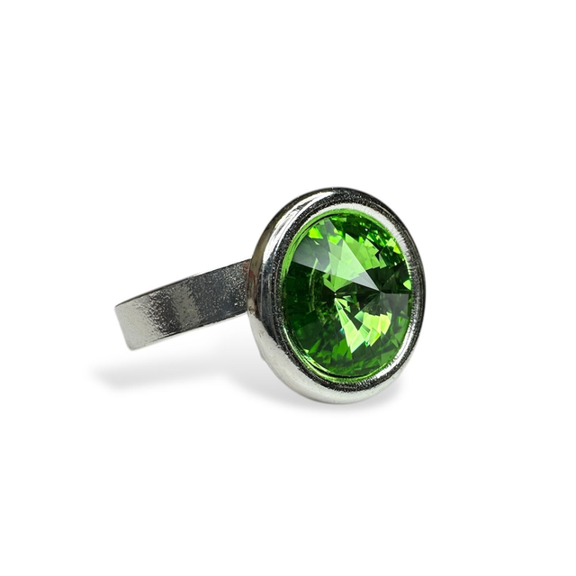 Ring RIVOLI ROLL Peridot Grün