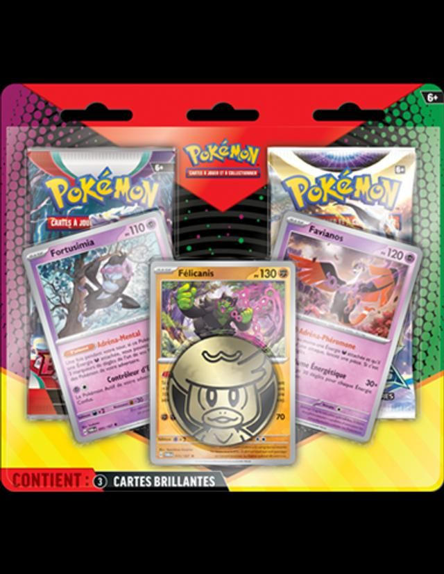 Pokemon Pokémon : Pack 2 Boosters + 3 Cartes Promo