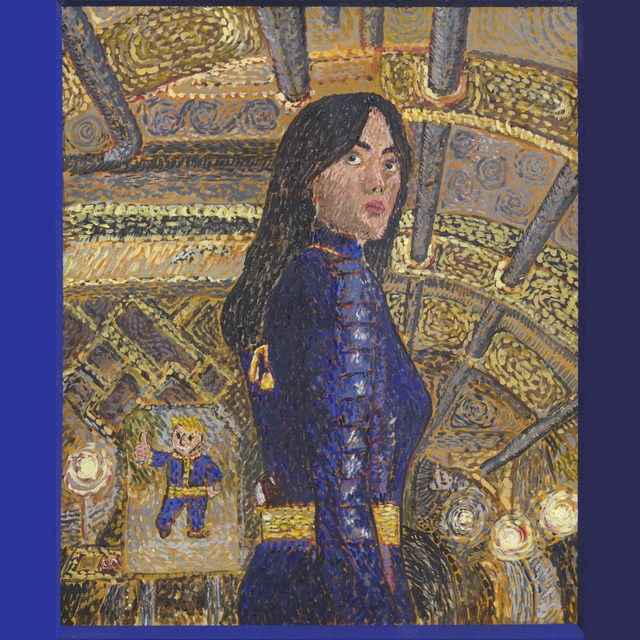 Blue Cobalt - limited edition Gilcée print on Inova paper