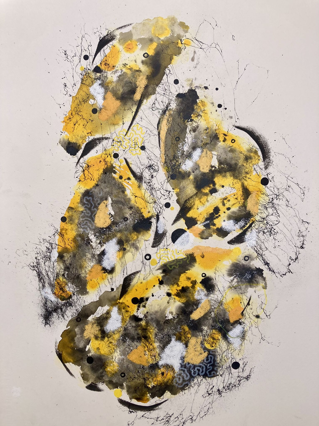 Original mix media on paper 56x76cm