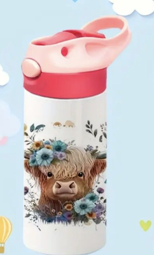 SUBLIMATED - 12oz Double Wall Insulated Spill Proof Drink Bottle