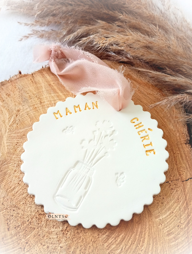 Décoration en argile à suspendre spéciale ♡Fête des Mères♡