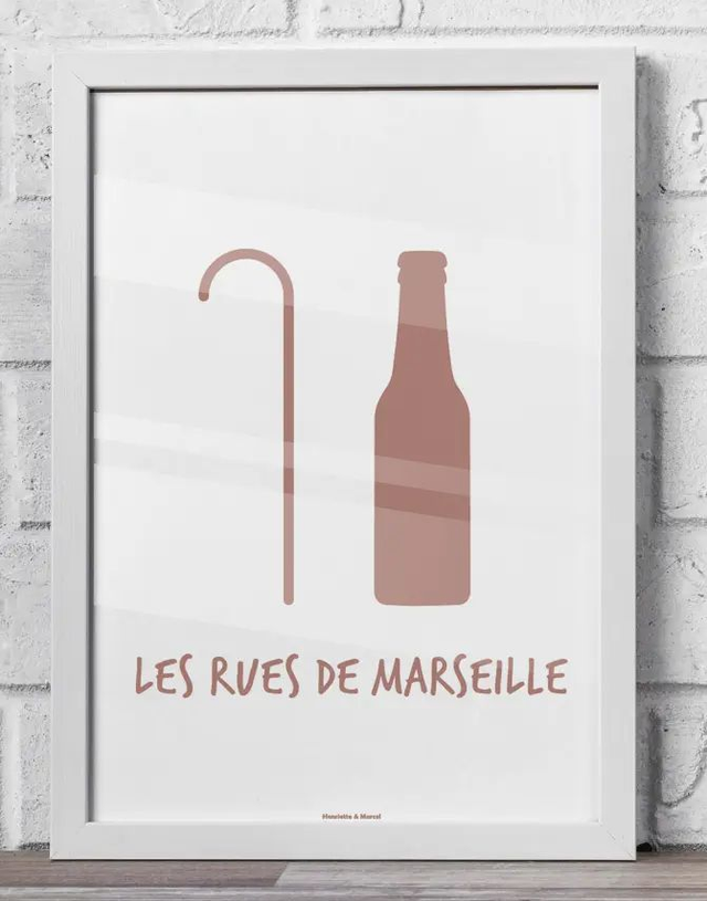 08 - Carte postale Marseille Cannebière