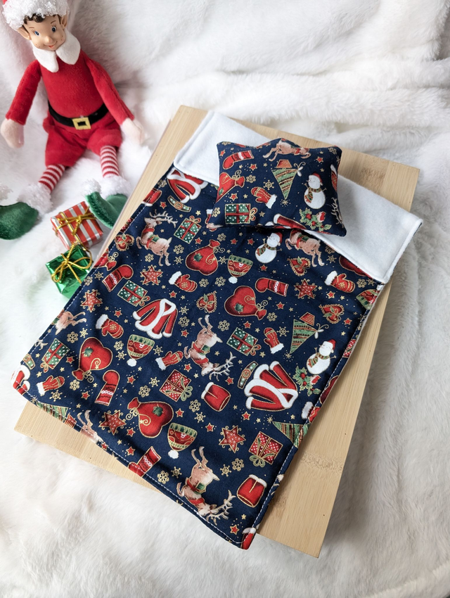 Parure de lit pour lutin farceur fait main 