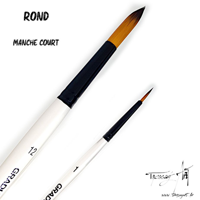 DALER ROWNEY - PINCEAU COURT UNITE - ROND - CA086
