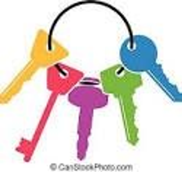 Storage - refundable key deposit