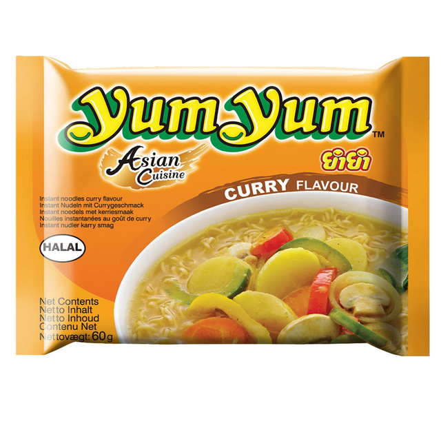 Nouilles instantanées au curry YUM YUM 60g