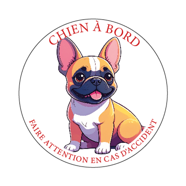 Stickers Bouledogue Français