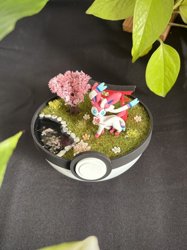 🌸 Terrarium Pokémon - Édition Japon - Nymphali