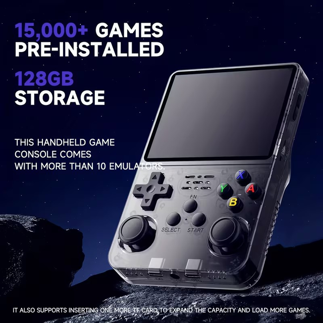 Tempered Glass Pocket Gaming Machine 128G Large Memory