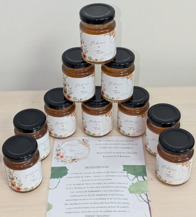 Petits pots personnalisés