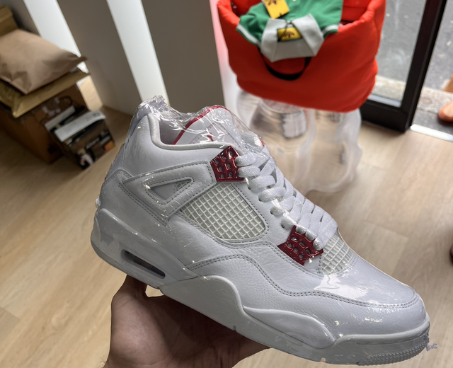 J4 Metallic Red size 43 NEW