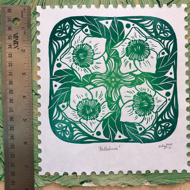Hellebores (Limited edition, green)