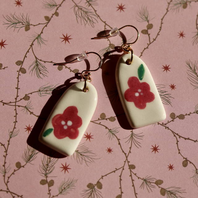 Boucles d’oreilles en céramique