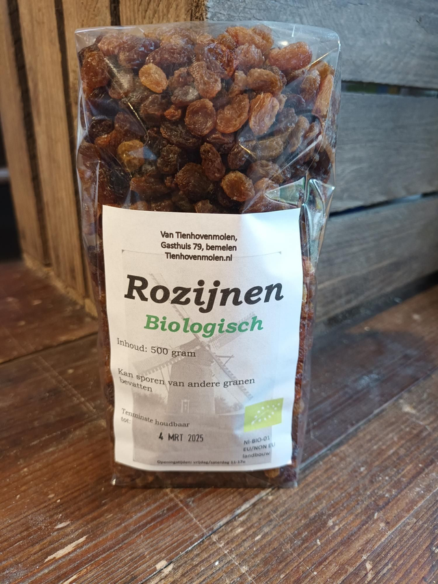 Bio Rozijnen 500 gram 