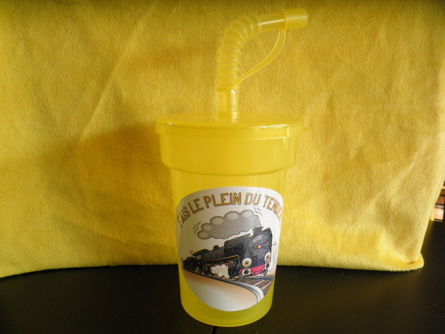 Gobelet lavable jaune