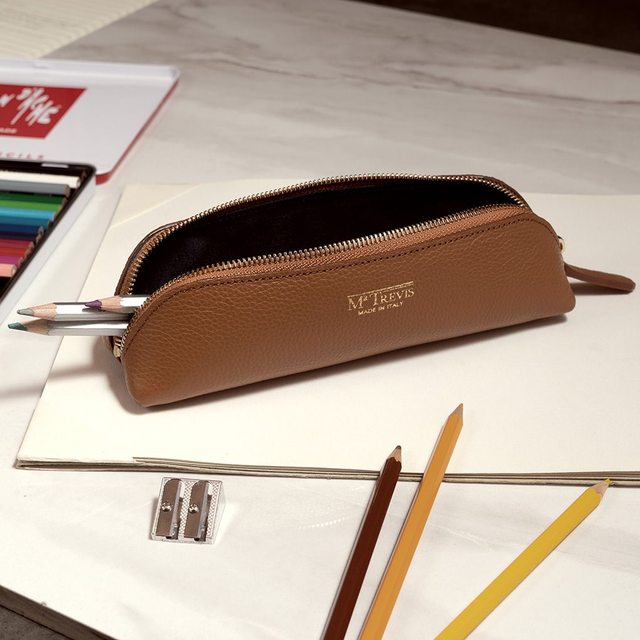 Astuccio Penne | Cuoio - Mr. Trevis