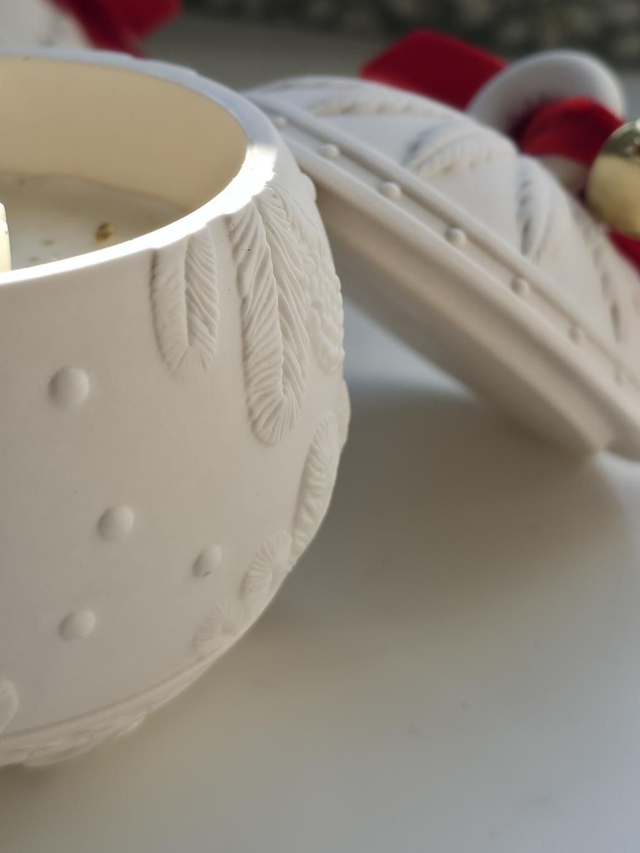 Bougie boule de Noël "Sapin"